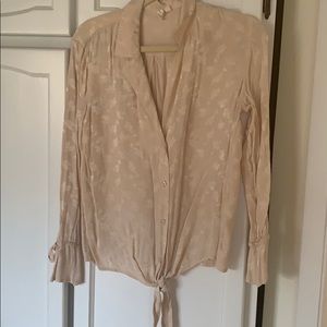 Treasure and Bond Cream Blouse